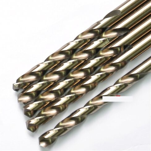 10PCS 1.0-7MM M35 Cobalt Drill Bits Set,HSSCO Drill Tools Set for Drilling On Hard Steel, Cast Iron Stainless Steel(6.5mm) in Saudi Arabia