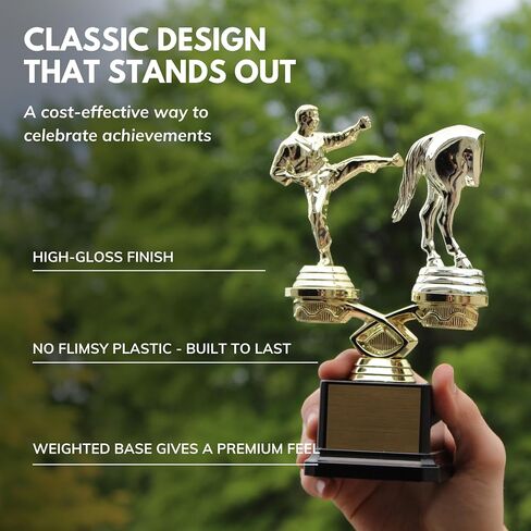 Trophy Outlet Kick Butt Trophy – 8.5" Custom Engraved Funny Award for Boss, Coworker, Friend or Partner | Appreciation or Gag Gift for Work, Retirement, or Celebration in Saudi Arabia
