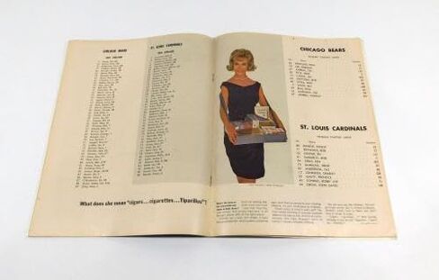 1964 St. Louis Cardinals at Chicago Bears NFL Football Program 8-28-64 - NFL Programs in Kuwait