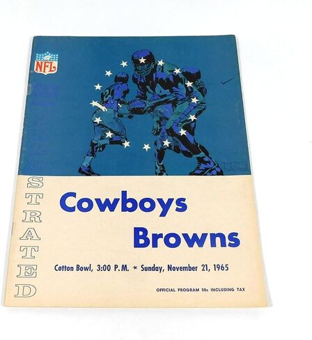 1965 Cleveland Browns في برنامج Dallas Cowboys NFL Football Program 11-21-65-برامج اتحاد كرة القدم الأميركي in Saudi Arabia