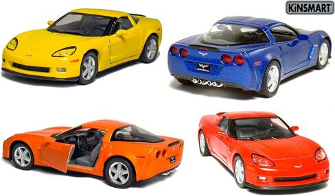 5 انش 2007 كورفيت Z06 مقياس 1:36 (احمر) in Kuwait