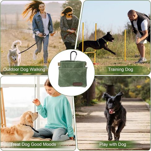 Puppy Training Treat Pouch Dog Treat Pouch Treat Pouches for Pet Training Black Pocket Sized Pet Training Pouch Portable Puppy Dog Training Treat Bag Self Closing Pet Feed Reward (Black) in Saudi Arabia