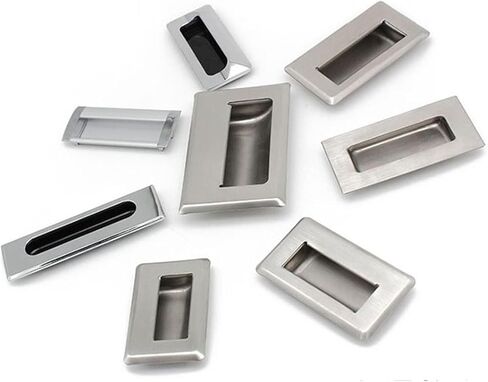 Concealed Embedded Door Handle Industrial Equipment Cabinet Cabinet Kitchen Cabinet Stainless Steel Concealed Pull Handle 1Pcs(Aluminium Alloy) in Kuwait