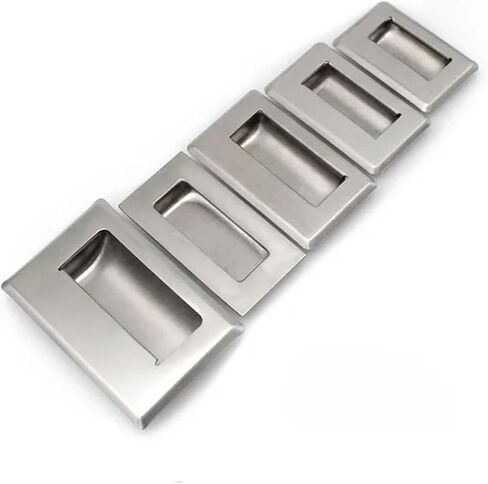 Concealed Embedded Door Handle Industrial Equipment Cabinet Cabinet Kitchen Cabinet Stainless Steel Concealed Pull Handle 1Pcs(Aluminium Alloy) in Kuwait