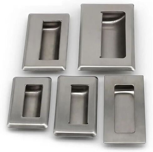 Concealed Embedded Door Handle Industrial Equipment Cabinet Cabinet Kitchen Cabinet Stainless Steel Concealed Pull Handle 1Pcs(Aluminium Alloy) in Kuwait