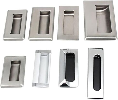 Concealed Embedded Door Handle Industrial Equipment Cabinet Cabinet Kitchen Cabinet Stainless Steel Concealed Pull Handle 1Pcs(Aluminium Alloy) in Kuwait