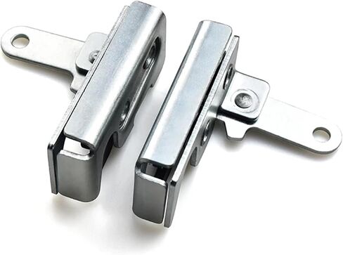 XK712 Rotary Door Draw Latch Press Mechanical Lock Concealed Single Point Lock Vertical Catch Lock R4-10 Toggle Latch 1Pcs(XK712-1Y-right Side) in Kuwait