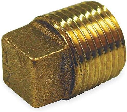 Cored Plug, Red Brass, 3/4 in, 150 PSI in Saudi Arabia