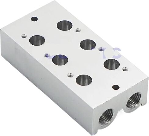 4V110-M5 4V120 3V110 Series Series Solenoid Valve Mifond 100m-11f/12F/13F/14F/15F Station Base Base مع تجهيزات براغي الحشوات (100m-11f ، من أجل 3V) in Saudi Arabia