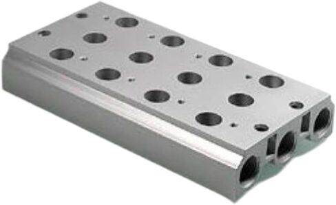 VF3130 VF5120 Solenoid Valve Manifold Vavle Plate Series Conflux Board(VF5120,7) in Saudi Arabia