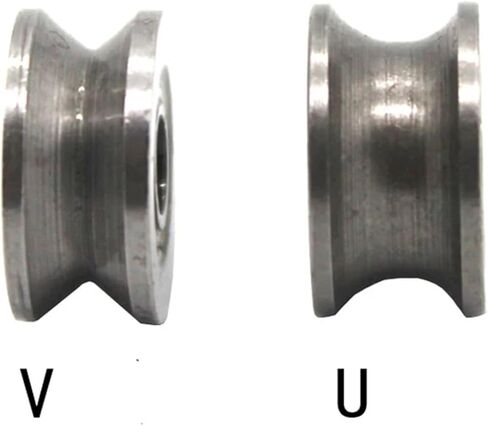 1pcs 3/4/5/6/8mm V-Shaped U-Shaped Bearing Pulley Sliding Transmission Bearing Ball Bearing(3mm-V) in Saudi Arabia