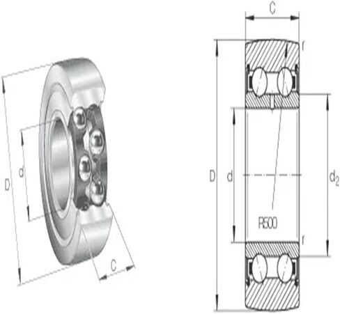 1PCS LR5203-2HRS-TVH-XL LR5203NPPU LR 5203 Ball Bearing Track Rollers Track Rollers Bearing in Saudi Arabia