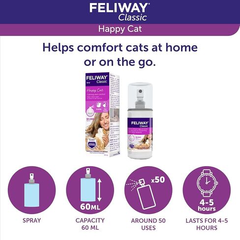 FELIWAY Classic Cat Calming Pheromone Spray (60 mL) in Kuwait
