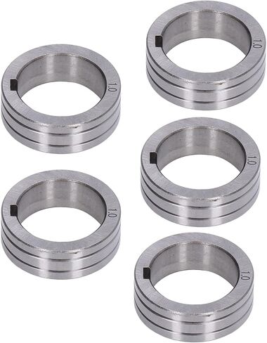 5pcs لحام الأسلاك الأسلاك الأسطوانة 0.8 1.0 ملم دليل الأخدود لآلة لحام Binzel 15AK 24kd 36kd المواد الصلب in Saudi Arabia