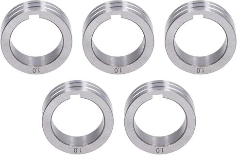 5pcs لحام الأسلاك الأسلاك الأسطوانة 0.8 1.0 ملم دليل الأخدود لآلة لحام Binzel 15AK 24kd 36kd المواد الصلب in Saudi Arabia
