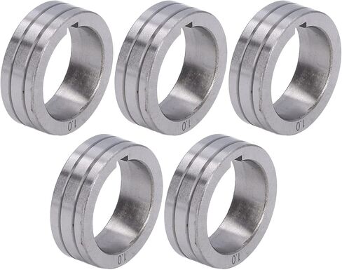 5pcs لحام الأسلاك الأسلاك الأسطوانة 0.8 1.0 ملم دليل الأخدود لآلة لحام Binzel 15AK 24kd 36kd المواد الصلب in Saudi Arabia