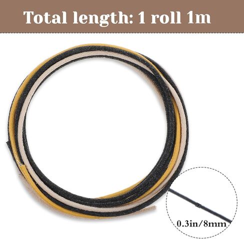 Cloth-Covered Braided Guitars Wires, Electric Vintage-Style Pushback Guitar Wire, Pushback Wire for Electric Guitar Upgrades Kits, 3.3-white/3.3-black/3.3-yellow in Saudi Arabia