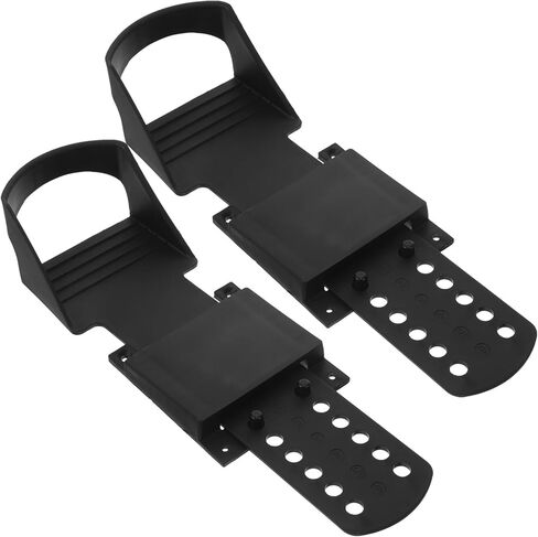 1PAIR DELWING MACHENT DEDALS FOOT DEDALS NONSLIP Fitness Equipment for Workout Gym Sports ، أجزاء آلة التجديف ، ملحقات التمرين المنزلي in Kuwait
