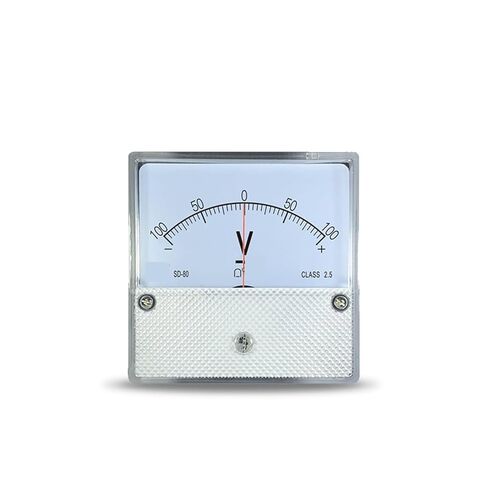 SD80 DC Voltmeter Bidirectional ± Dc10v 15v 20v 30v 50v Positive and Negative Pointer Dh80 Sf80 1Pcs(DC -150V to 150V) in Saudi Arabia