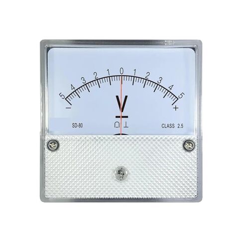 SD80 DC Voltmeter Bidirectional ± Dc10v 15v 20v 30v 50v Positive and Negative Pointer Dh80 Sf80 1Pcs(DC -150V to 150V) in Saudi Arabia