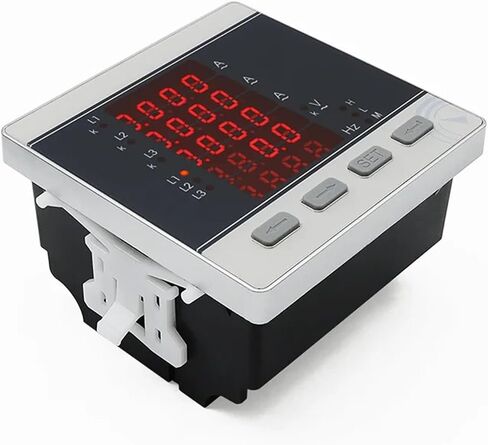 Three Phase Voltage Current and Frequency LED Digital Meter (L-L) (L-N) with Transformer 3Pcs(Meter with 100A CT) in Saudi Arabia