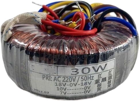 1pcs 30W 30VA Input 220V Output 18V-0-18V 10V 7V Audio Power Amplifier Ring Transformer in Saudi Arabia