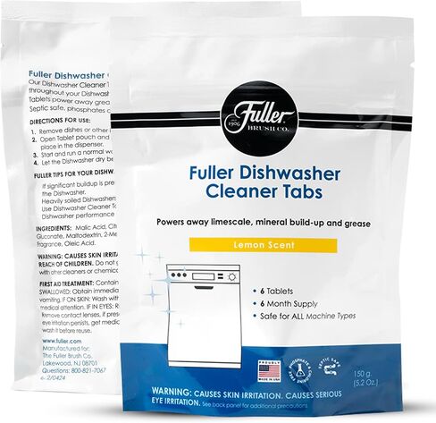 Fuller Dishwasher Cleaner Tabs - Lemon Scent in Kuwait