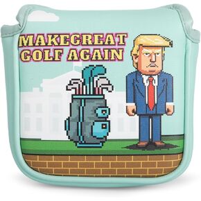 Golf Club Covers Funny Driver Cover Fariway Wood Headcover Hybrid Head Cover Leather Golf Headcovers for Protect Most Brand in Saudi Arabia