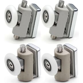 Set of 4 Single Top and Bottom Shower Rollers/Runners/Wheels 25mm Wheels Dia(25mm) in Kuwait