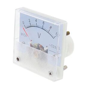 91C4-V DC Pointer Type Voltage Meter 3/5/10/15/20/30/50/100/150/250/450V Analog Mechanics Plate Table 1Pcs(20A) in Saudi Arabia