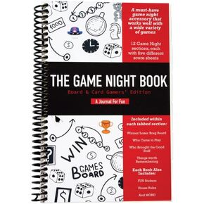 Game Night Book for Scorekeeping and Memories - Second Edition in Saudi Arabia