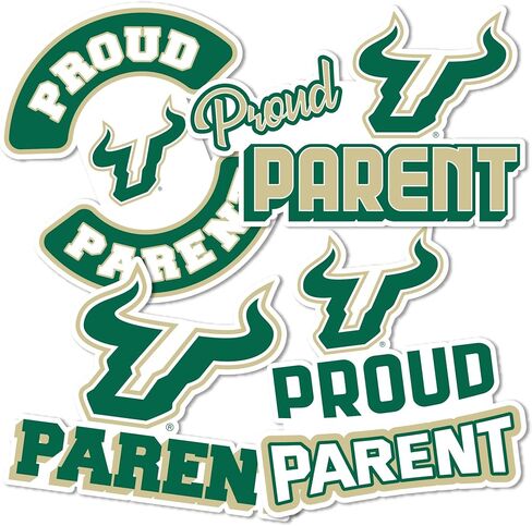 Desert Cactus University of South Florida Sticker Sticker USF Bulls Vinyl Decal Laptop Water Bottle Car Scrapbook (Proud Parent Sheet) in Saudi Arabia