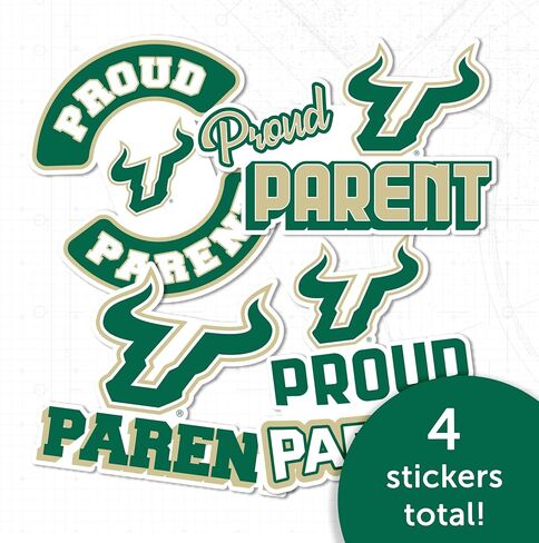 Desert Cactus University of South Florida Sticker Sticker USF Bulls Vinyl Decal Laptop Water Bottle Car Scrapbook (Proud Parent Sheet) in Saudi Arabia