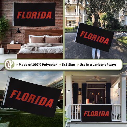 Desert Cactus University of Florida Flag UF Gators Banner 100 ٪ Polyester Indoor Outdoor 3x5 Feet Flags (Design y) in Saudi Arabia