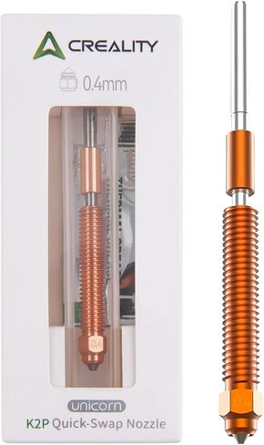 Creality Unicorn K2P Quick-Swap Nozzle 0.2mm for K2 Plus,Creality Hi 3D Printer, Hardened Steel Nozzles, All Metal Integrated for Printing PLA,ABS,PETEG,TPU,PP,PC in Saudi Arabia
