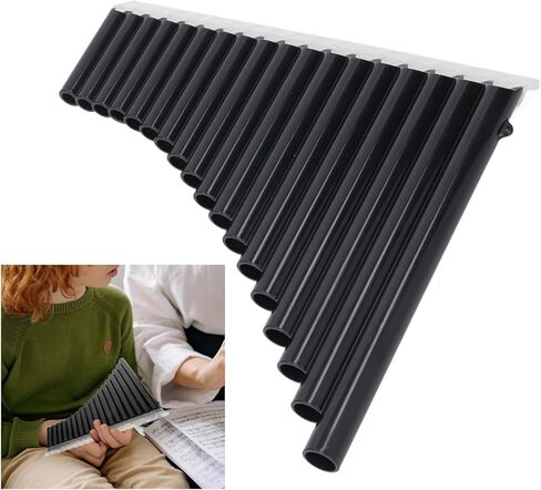 أداة Pan Flute ، 18 أنابيب مفتاح CA PAN أنبوب أنبوب المفتاح للمبتدئين تعلم التدريس مع حقيبة حمل in Saudi Arabia