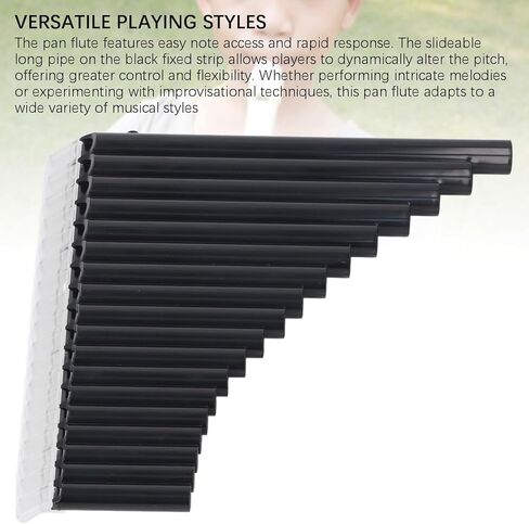 أداة Pan Flute ، 18 أنابيب مفتاح CA PAN أنبوب أنبوب المفتاح للمبتدئين تعلم التدريس مع حقيبة حمل in Saudi Arabia