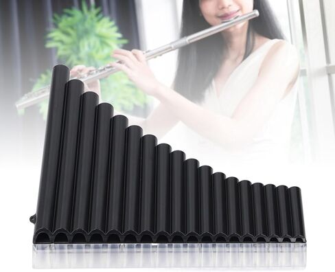 أداة Pan Flute ، 18 أنابيب مفتاح CA PAN أنبوب أنبوب المفتاح للمبتدئين تعلم التدريس مع حقيبة حمل in Saudi Arabia