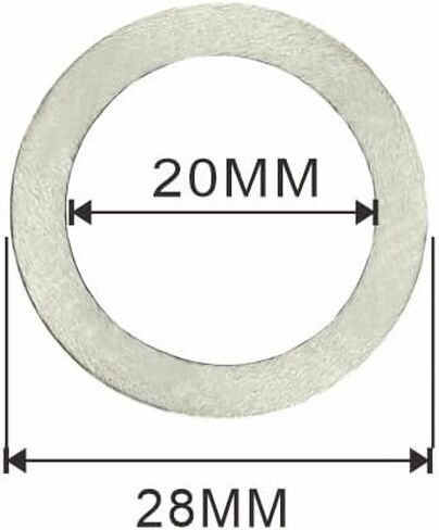 M15x21mm Steel Shim Set 48pcs – Large Diameter Precision Washers 0.1/0.2/0.3/0.5mm for Shaft Spacing, Heavy Equipment, Compatible with M15 Metric Bolts in Kuwait