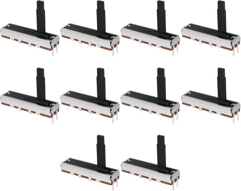 إنشاء فكرة 10pcs 3pin مستقيمة واحدة مستقيمة الشريحة الخطية potentiometer B100K لضبط خلاطات مكبرات الصوت التلفزيونية 35x20mm in Saudi Arabia