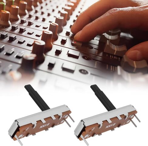 إنشاء فكرة 10pcs 3pin مستقيمة واحدة مستقيمة الشريحة الخطية potentiometer B100K لضبط خلاطات مكبرات الصوت التلفزيونية 35x20mm in Saudi Arabia