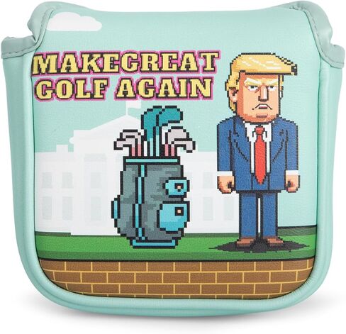 Golf Club Covers Funny Driver Cover Fariway Wood Headcover Hybrid Head Cover Leather Golf Headcovers for Protect Most Brand in Saudi Arabia