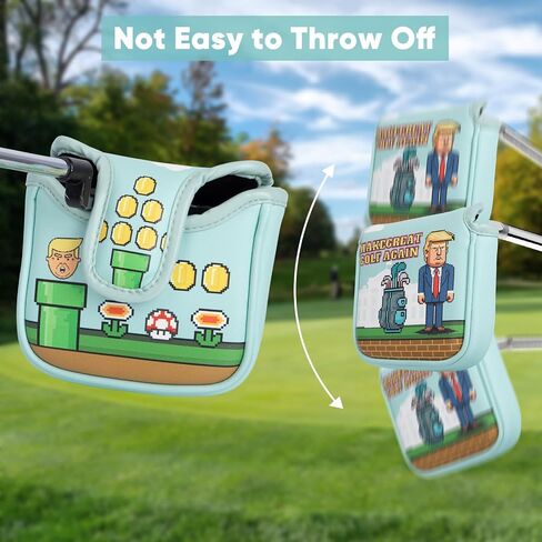 Golf Club Covers Funny Driver Cover Fariway Wood Headcover Hybrid Head Cover Leather Golf Headcovers for Protect Most Brand in Saudi Arabia