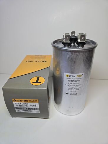 Titan Pro Trcfd705 70/5 مكثف مزدوج التشغيل 70+5 MFD 370/440 HVAC A/C Air مكيف الهواء in Saudi Arabia