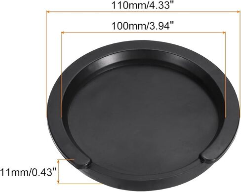 MECCANIXITY Guitar Sound Hole Cover,4 Inch Dia Acoustic Guitar Covers Soft Rubber Feedback for Acoustic Guitar,Black in Saudi Arabia