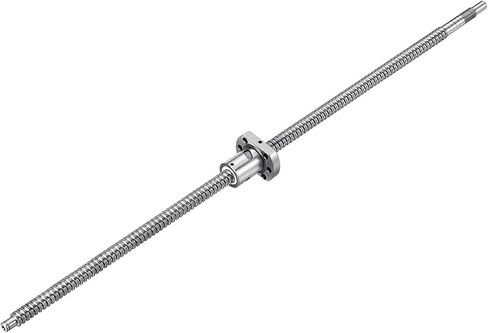 uxcell ballscrew SFU1204 (DIA 12mm ، الرصاص 4 مم ، طول 550 مم) مع مسامير كروية مكافحة كرات العكس مجموعة المسمار in Saudi Arabia