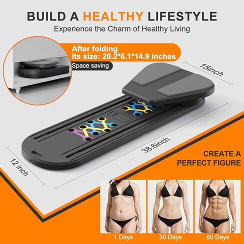 مجلس بيلاتيس ، مجموعات مصلحة بيلاتيس ، لوحة بيلاتيس البطن متعددة الوظائف لمعدات التمرين المنزلي ، ومدرب إدراك لوحة AB القابلة للطي المحمولة ، ومجلس مصلح بيلاتيس للنساء in Kuwait