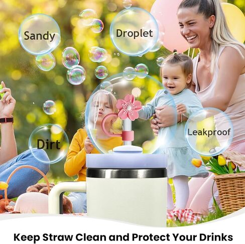 تغطي القش غطاء مناسب لكأس ستانلي ، قبعات سليكون قش سليكون 8pcs متوافقة مع stanley 30 و 40 أوقية من البهلوان ، أغطية قش شرب 10 مم مناسبة لإكسسوارات كوب ستانلي in Kuwait