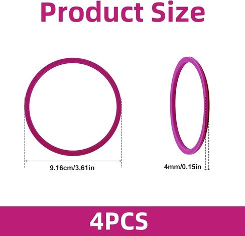 استبدال طوقا 4pcs لأوهالا 40oz tumbler ، السيليكون o حلقة ماء زجاجة حلقة ختم غطاء قطع الغيار بقطع البديل المتوافقة مع كوب أوليا 40oz من الفولاذ المقاوم للصدأ (رمادي) in Saudi Arabia
