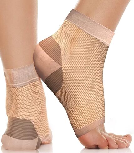 جوارب ضغط أخمصي 1PAIR ، جوارب الكاحل للتخفيف من أخمصي ، دعم القوس ، القدم (E ، L XXL) in Kuwait